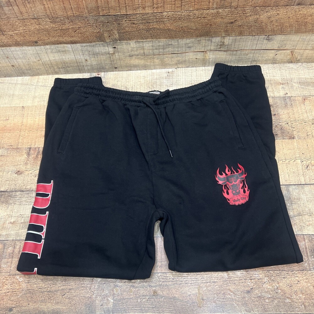 Mitchell & Ness NBA Sweatpants Chicago Bulls Hardwood Classics NWT!  Size 2XL